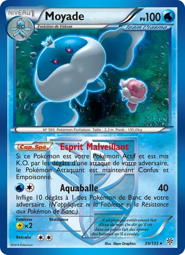 Moyade — Tempète Plasma 39 French Pokémon card