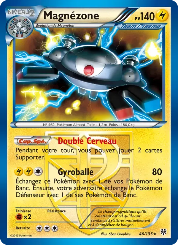 Magnézone — Tempète Plasma 46 French Pokémon card