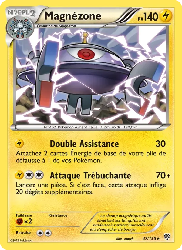 Magnézone — Tempète Plasma 47 French Pokémon card