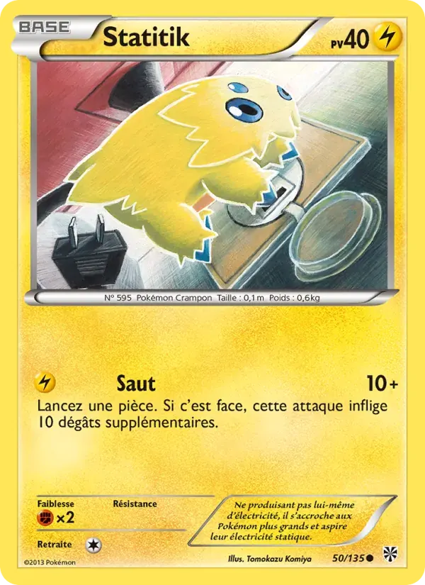 Statitik — Tempète Plasma 50 French Pokémon card