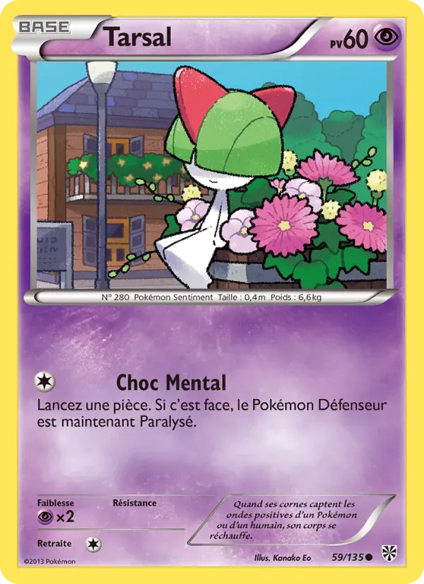 Tarsal — Tempète Plasma 59 French Pokémon card