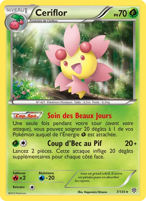 Ceriflor — Tempète Plasma 7 French Pokémon card
