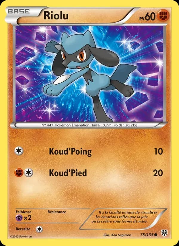 Riolu — Tempète Plasma 75 French Pokémon card