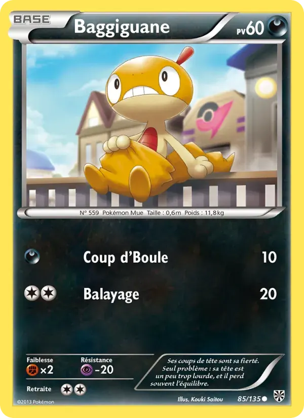Baggiguane — Tempète Plasma 85 French Pokémon card