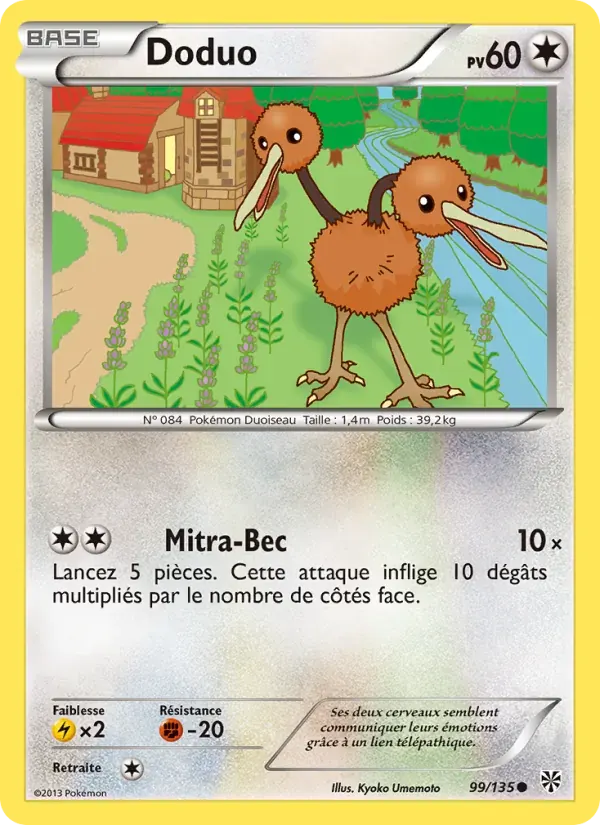 Doduo — Tempète Plasma 99 French Pokémon card