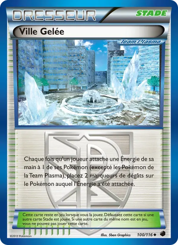 Ville Gelée — Glaciation Plasma 100 French Pokémon card