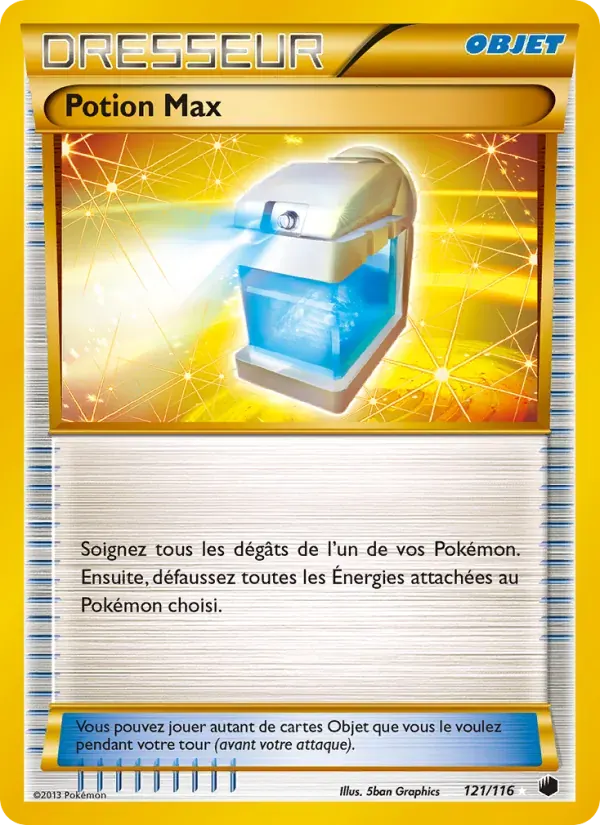 Potion Max — Glaciation Plasma 121 French Pokémon card