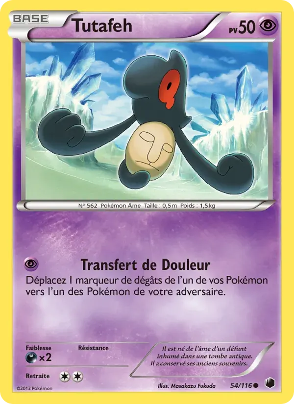 Tutafeh — Glaciation Plasma 54 French Pokémon card