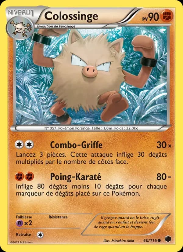 Colossinge — Glaciation Plasma 60 French Pokémon card