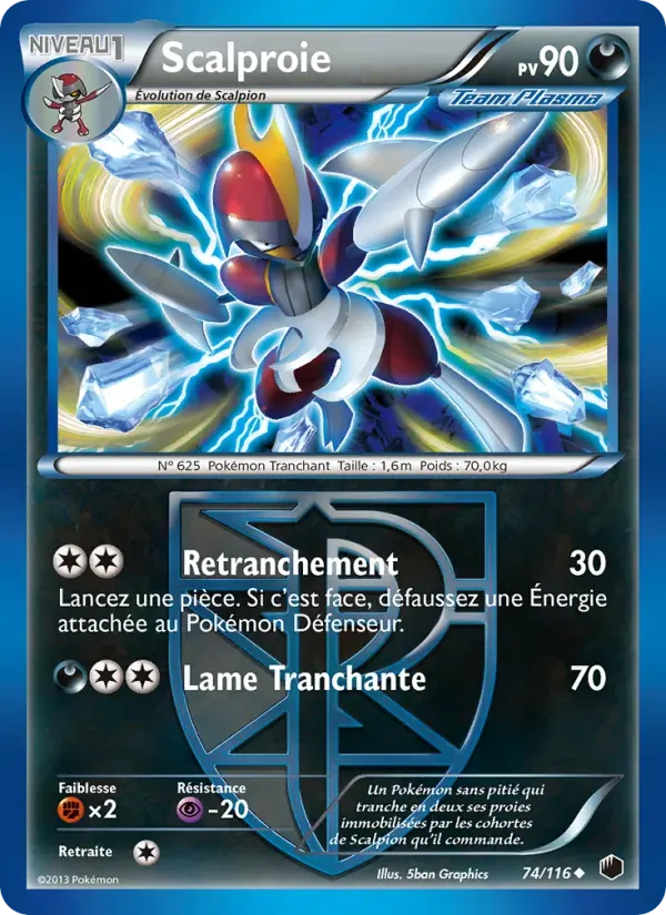 Scalproie — Glaciation Plasma 74 French Pokémon card