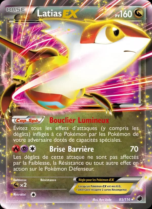 Latias-EX — Glaciation Plasma 85 French Pokémon card