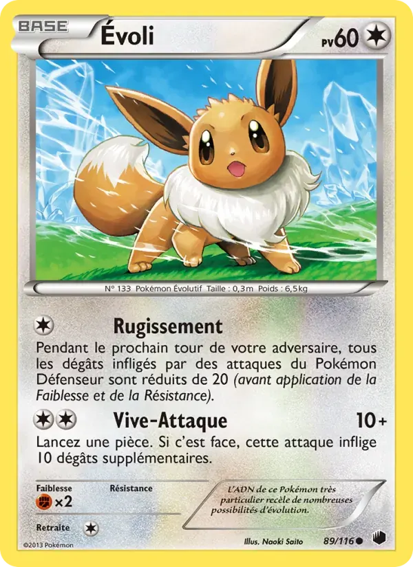 Évoli — Glaciation Plasma 89 French Pokémon card