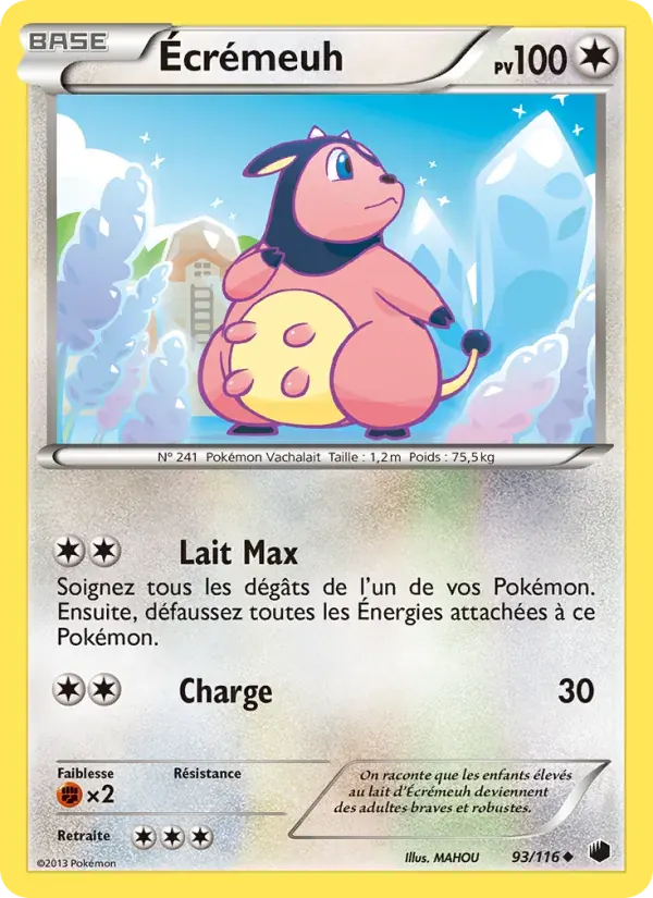 Écrémeuh — Glaciation Plasma 93 French Pokémon card