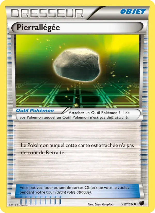 Pierrallégée — Glaciation Plasma 99 French Pokémon card