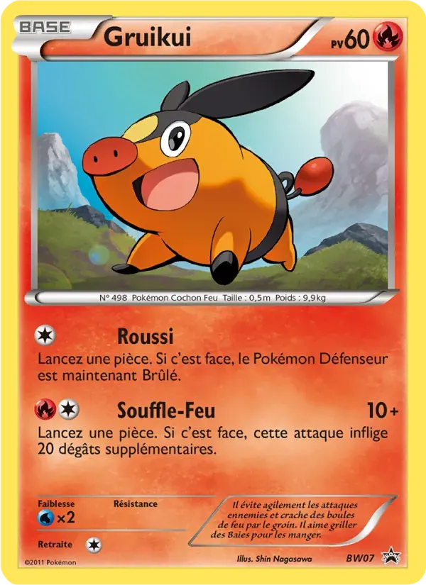 Gruikui — Promo BW BW07 French Pokémon card