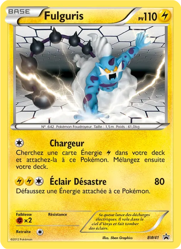Fulguris — Promo BW BW41 French Pokémon card