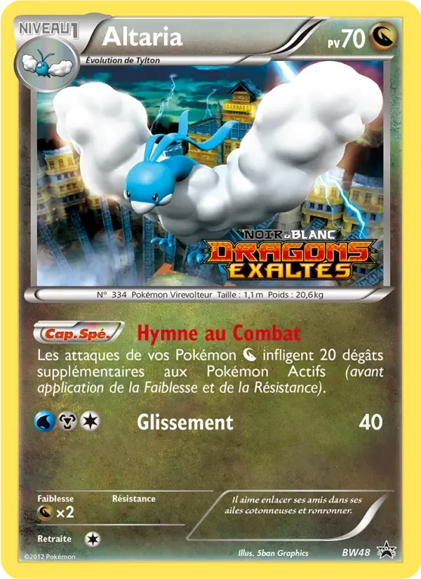 Altaria — Promo BW BW48 French Pokémon card