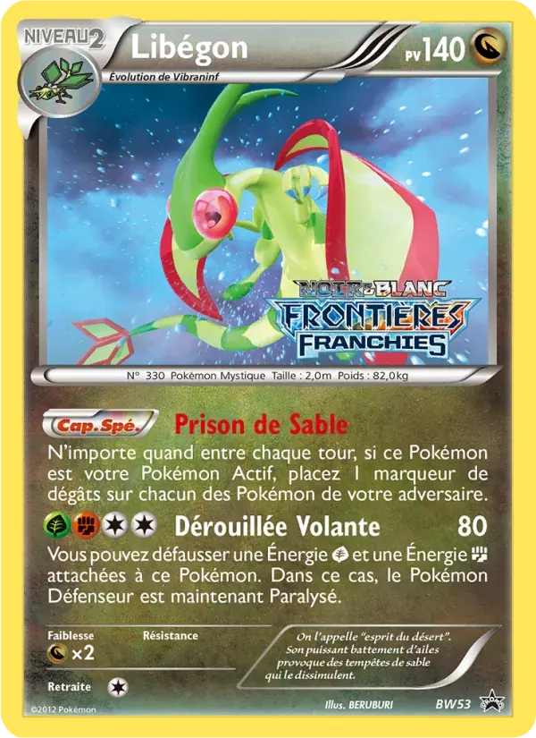 Libégon — Promo BW BW53 French Pokémon card