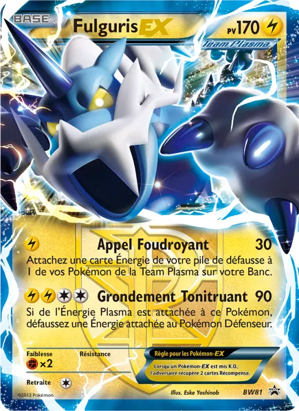 Fulguris ex — Promo BW BW81 French Pokémon card