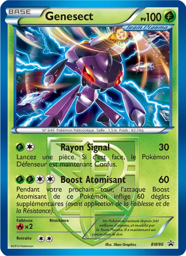 Genesect — Promo BW BW86 French Pokémon card