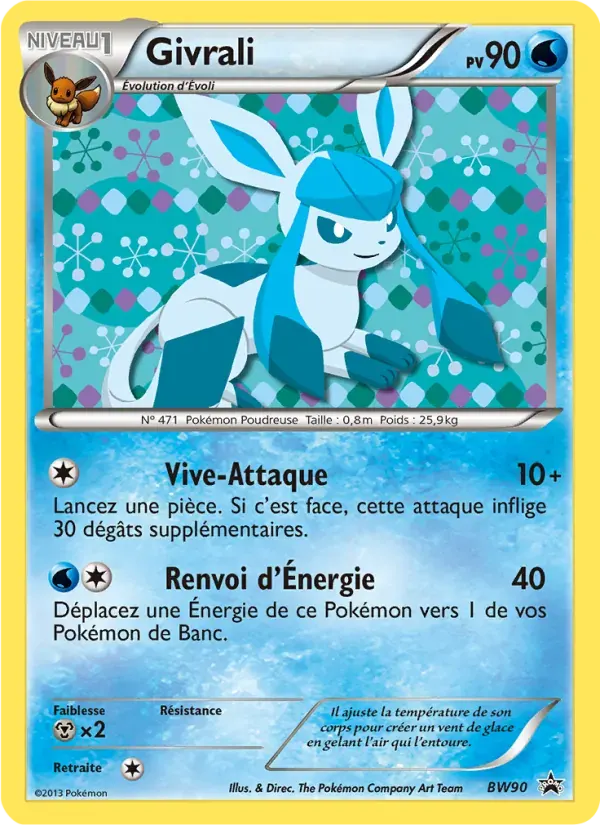 Givrali — Promo BW BW90 French Pokémon card