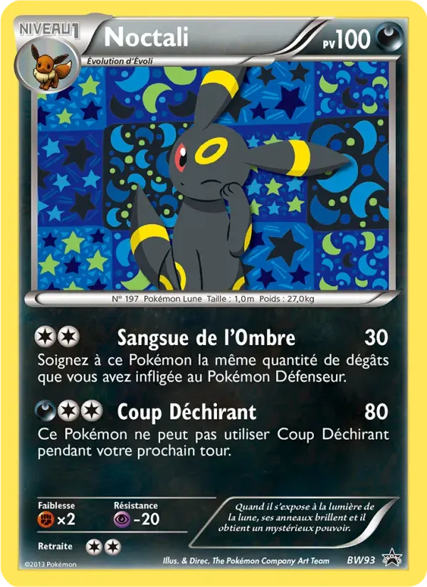 Noctali — Promo BW BW93 French Pokémon card
