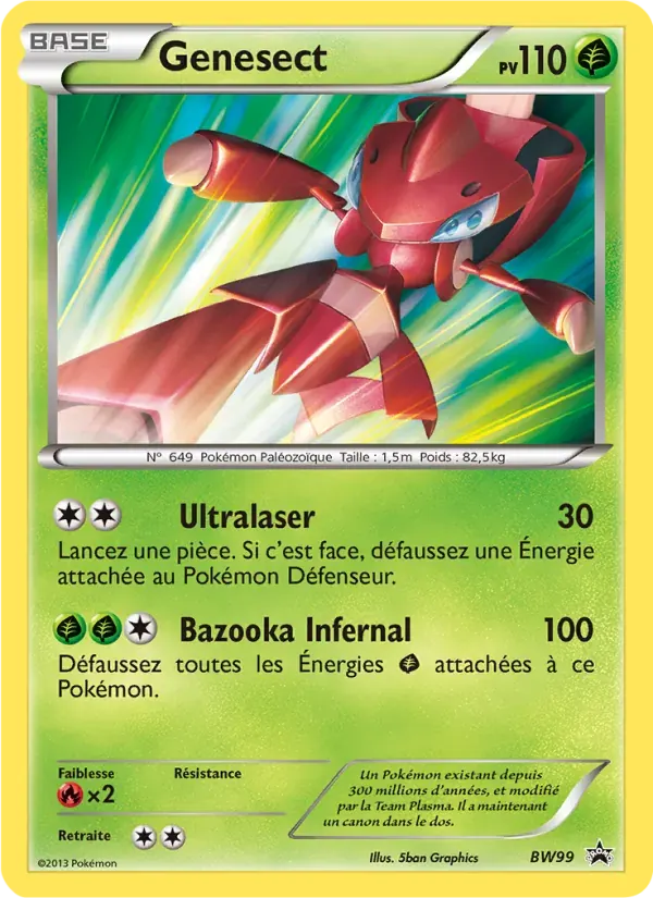 Genesect — Promo BW BW99 French Pokémon card