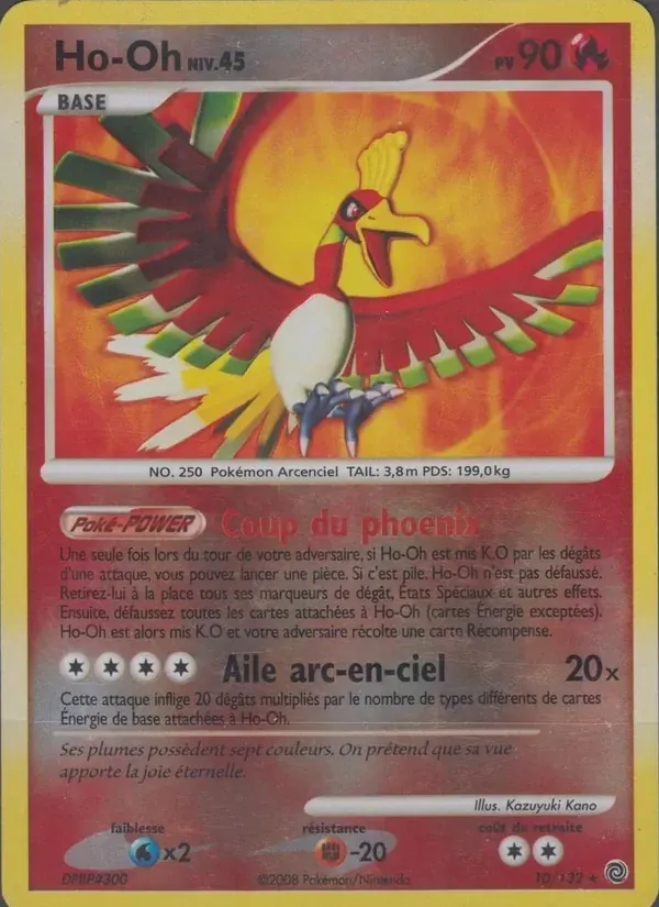 Ho-Oh — Merveilles Secrètes 10 French Pokémon card