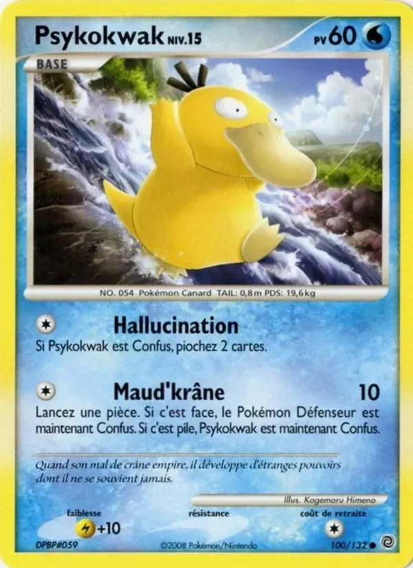 Psykokwak — Merveilles Secrètes 100 French Pokémon card