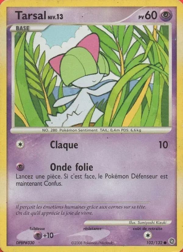 Tarsal — Merveilles Secrètes 102 French Pokémon card