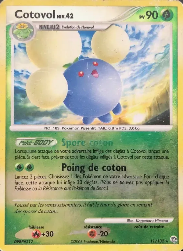 Cotovol — Merveilles Secrètes 11 French Pokémon card