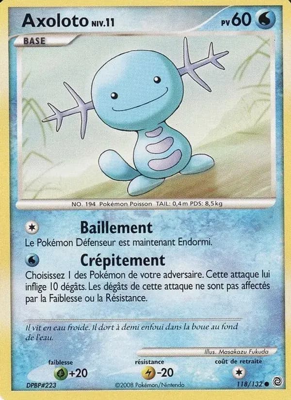 Axoloto — Merveilles Secrètes 118 French Pokémon card