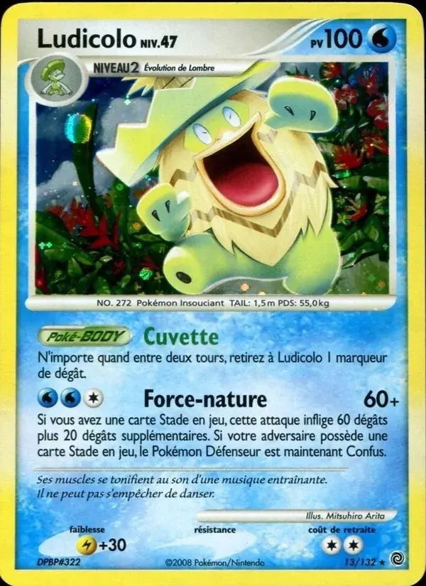 Ludicolo — Merveilles Secrètes 13 French Pokémon card