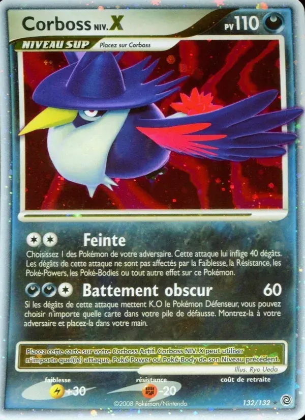 Corboss — Merveilles Secrètes 132 French Pokémon card