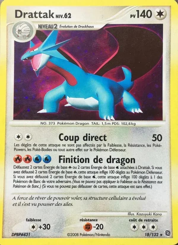 Drattak — Merveilles Secrètes 18 French Pokémon card