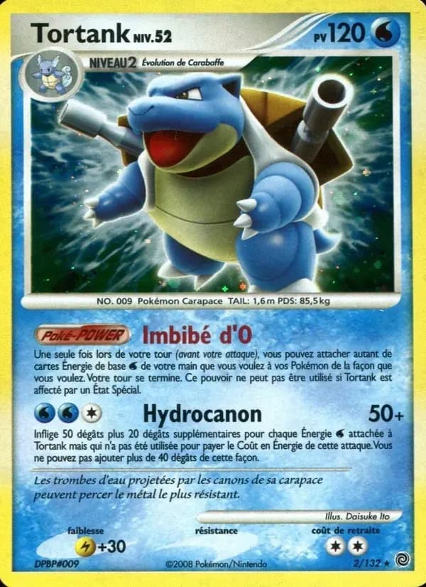 Tortank — Merveilles Secrètes 2 French Pokémon card