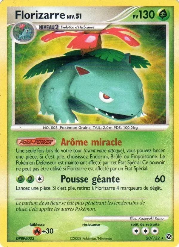 Florizarre — Merveilles Secrètes 20 French Pokémon card