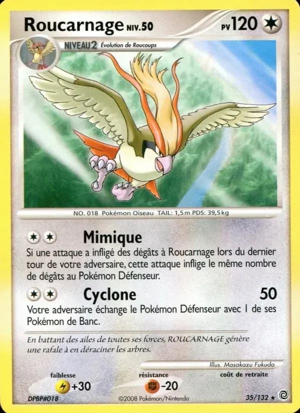 Roucarnage — Merveilles Secrètes 35 French Pokémon card