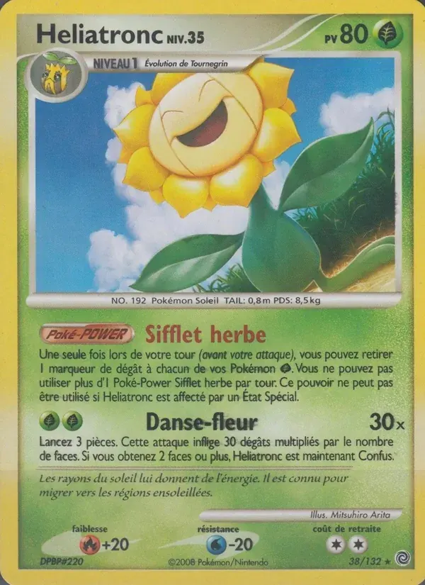 Héliatronc — Merveilles Secrètes 38 French Pokémon card