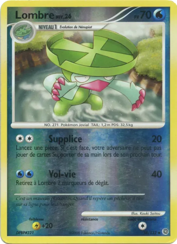 Lombre — Merveilles Secrètes 54 French Pokémon card