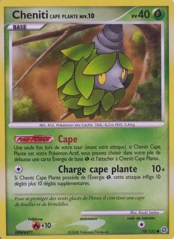 Cheniti Cape Plante — Merveilles Secrètes 78 French Pokémon card