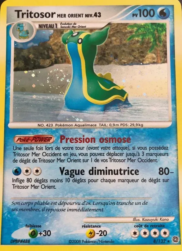 Tritosor Mer Orient — Merveilles Secrètes 8 French Pokémon card