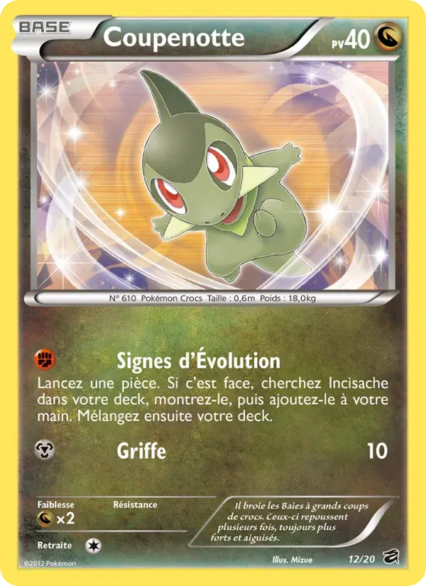 Coupenotte — Coffre des Dragons 12 French Pokémon card