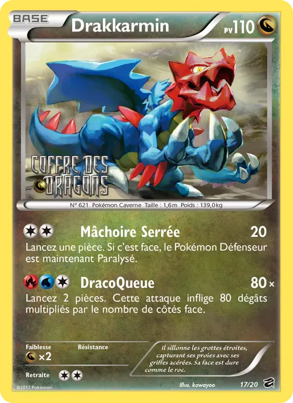 Drakkarmin — Coffre des Dragons 17 French Pokémon card