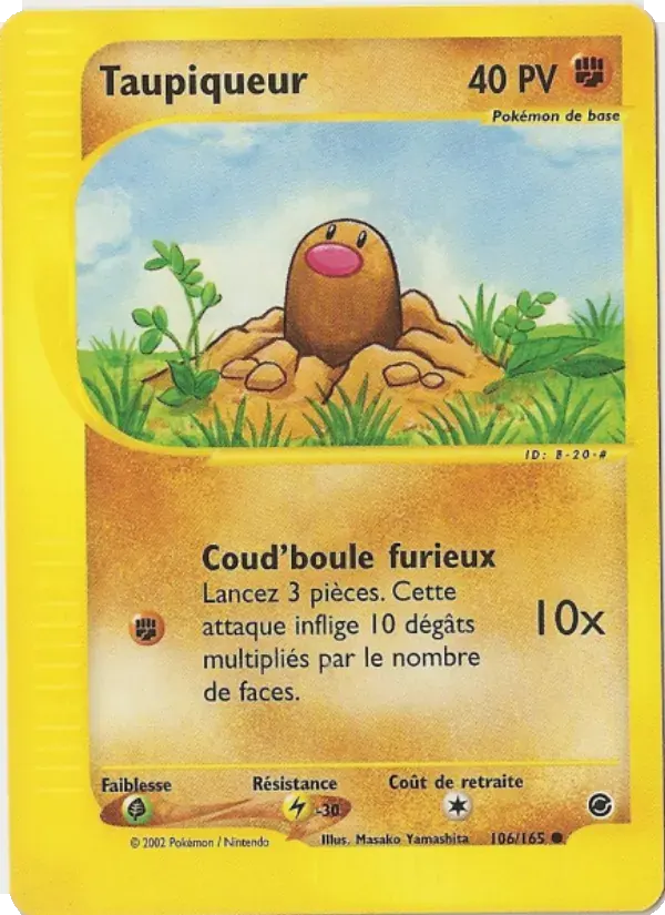 Taupiqueur — Expedition 106 French Pokémon card