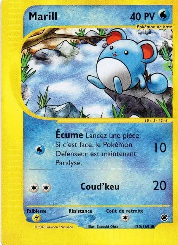 Marill — Expedition 120 French Pokémon card