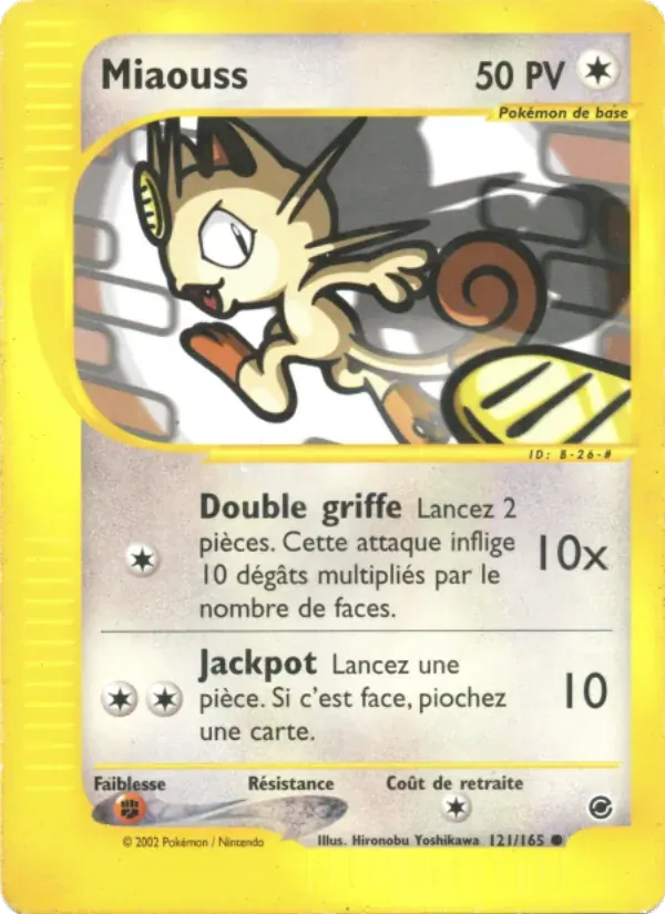 Miaouss — Expedition 121 French Pokémon card