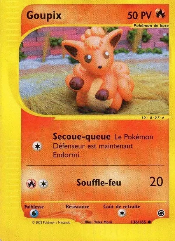 Goupix — Expedition 136 French Pokémon card