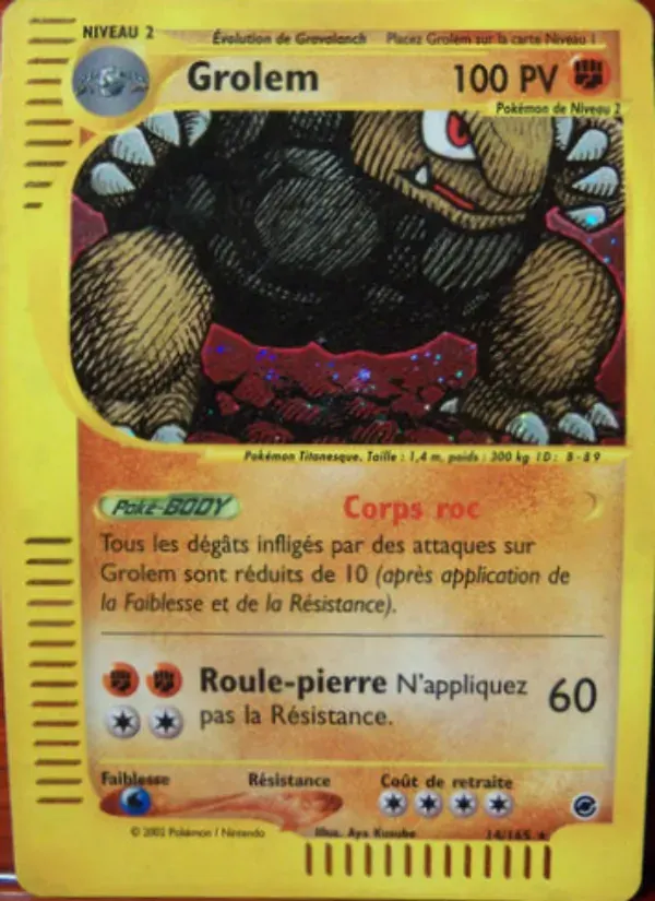 Grolem — Expedition 14 French Pokémon card