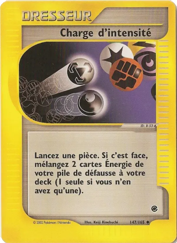 Charge d'intensité — Expedition 147 French Pokémon card